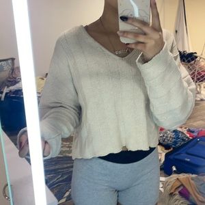 Cream Colored Size XS Sweater